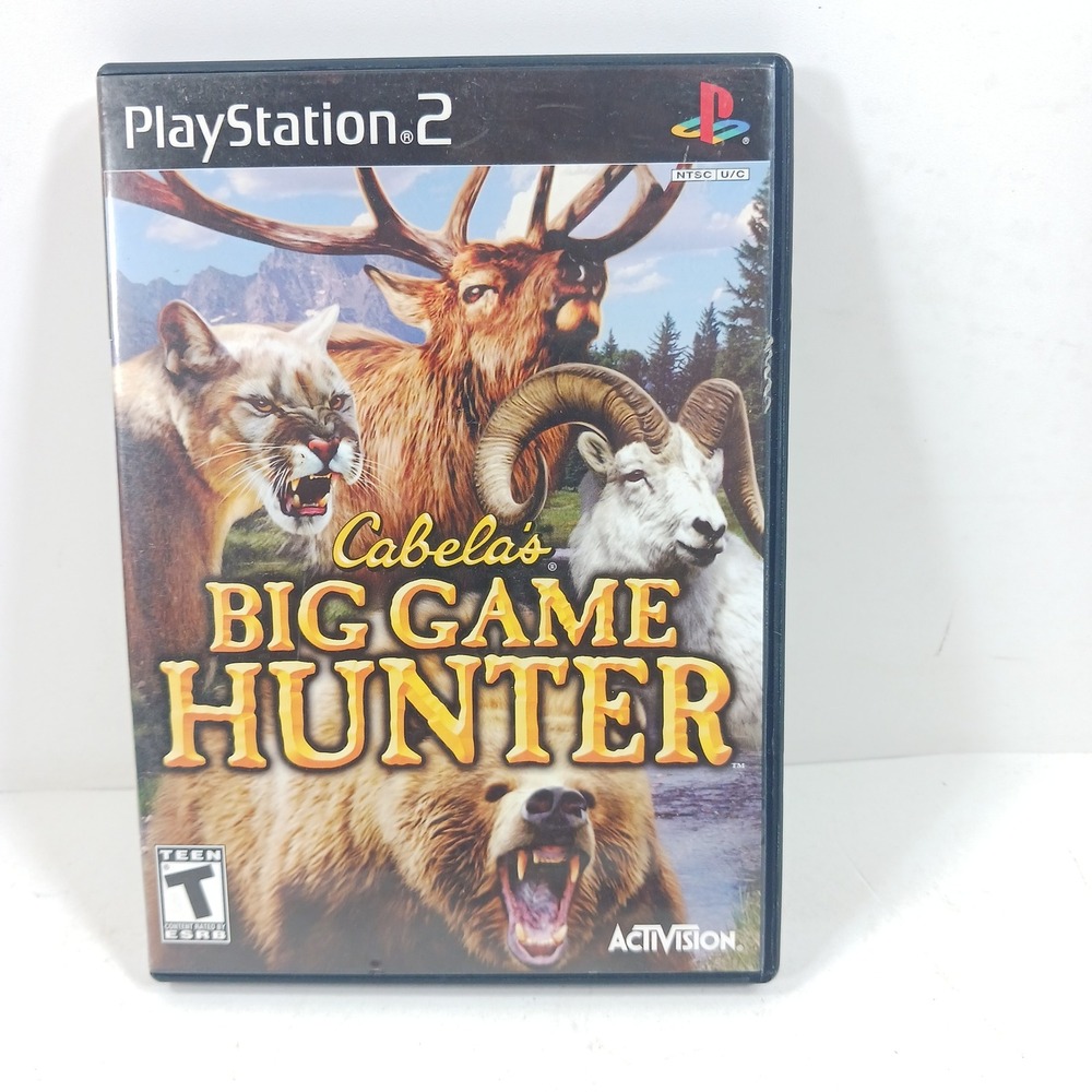 Cabelas Big Game Hunter 2008 Sony PlayStation 2 PS2 Game CIB Activision 2007
